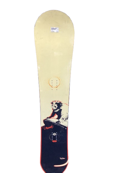 Used Burton CRUZER V. ROCKER Mens Snowboard Only Black 145 cm