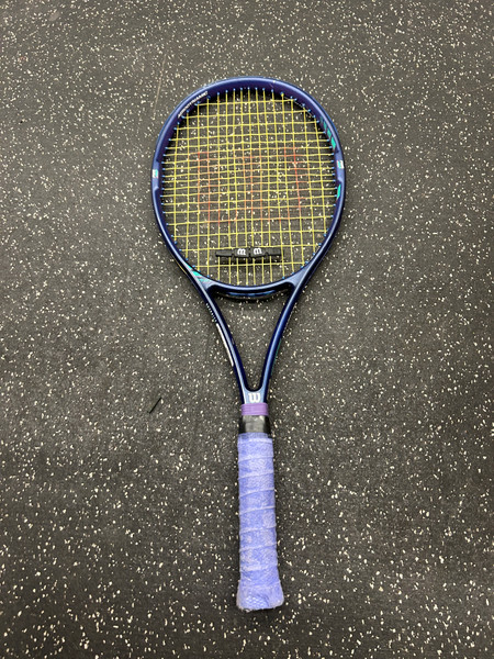 Used Prince O3 SPEED PORT SILVER Adult Tennis Racquet Grey