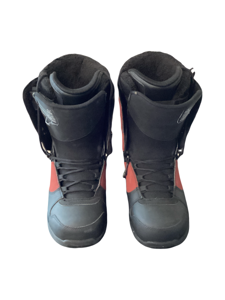 Used M3 MILLENNIUM THREE Mens Snowboard Boots Black Senior 4