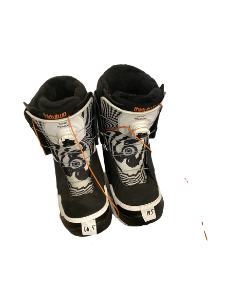 Used M3 MILLENNIUM THREE Mens Snowboard Boots Black Senior 4
