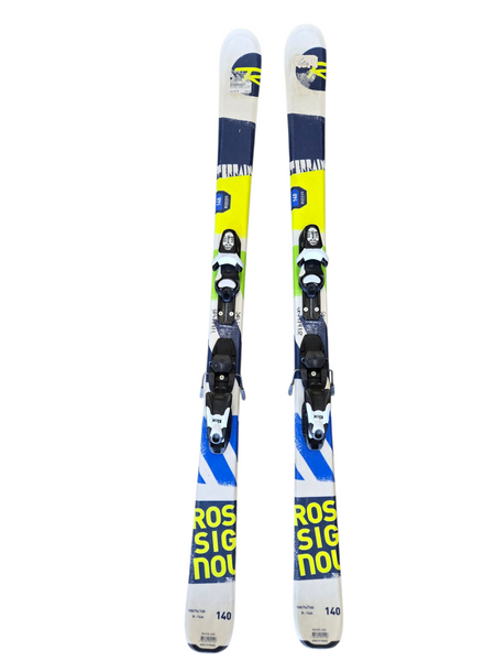 Used Fischer RC4 R-TUNE Boys DH Ski/Binding Green 133 cm