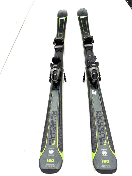Used Elan WAVEFLEX 76 Mens DH Ski/Binding Black 176 cm