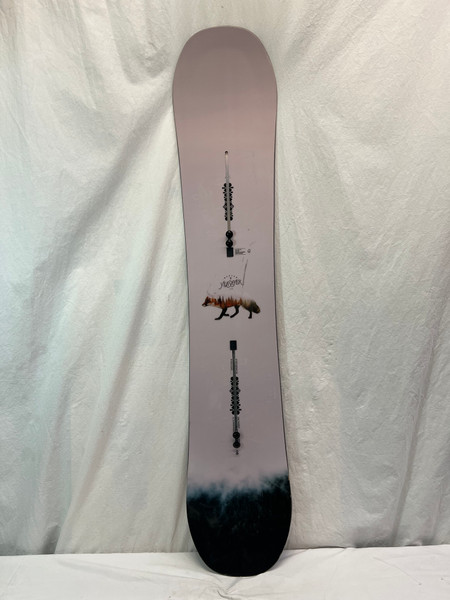 Used Burton SHERLOCK Mens Snowboard Only Black And Optic Yellow 160 cm