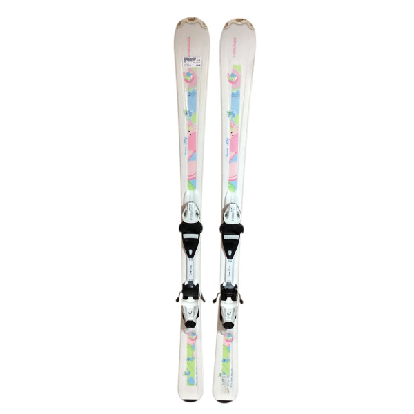 【おまけ付】ROSSIGNOL Exp.PRO 110cm スキー ビンディング Used Rossignol EXP PRO 110CM Girls DH Ski/Binding Pink 110 cm