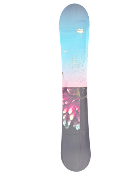 Used Burton FEATHER FORTY Womens Snowboard Only Purple 140 cm