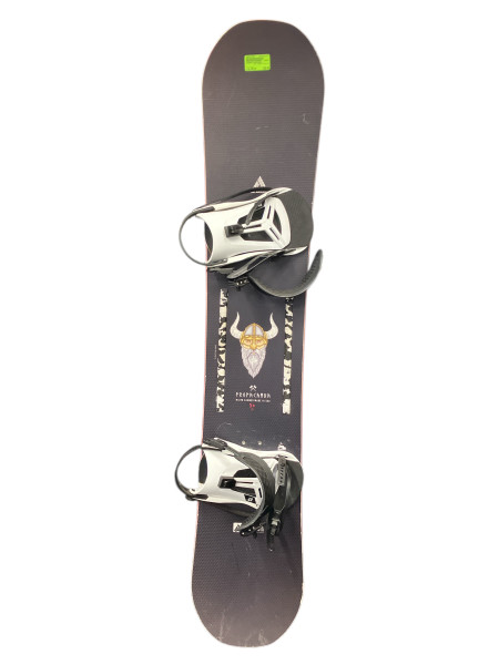 Used BURTON CUSTOM FLYING V 154 cm w/ UNION ATLAS