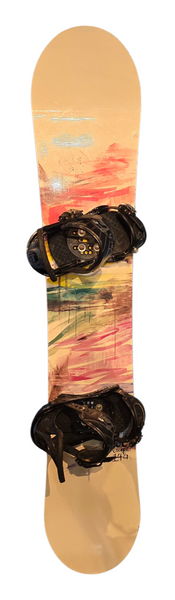 Used Burton FEATHER Womens Board/Bindings Carolina Blue 144 cm