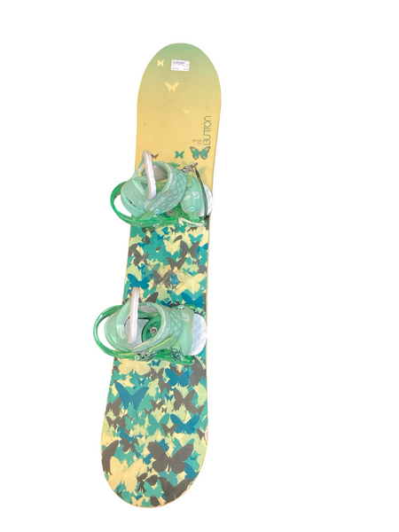 Used Burton CHICKLET 131 cm Girls' Snowboard Combo Girls