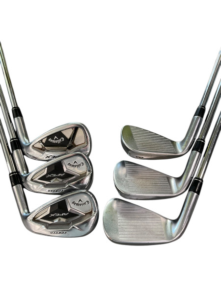 Used Callaway X SERIES 416 4I-GW/AW Uniflex Steel Shaft Iron Sets