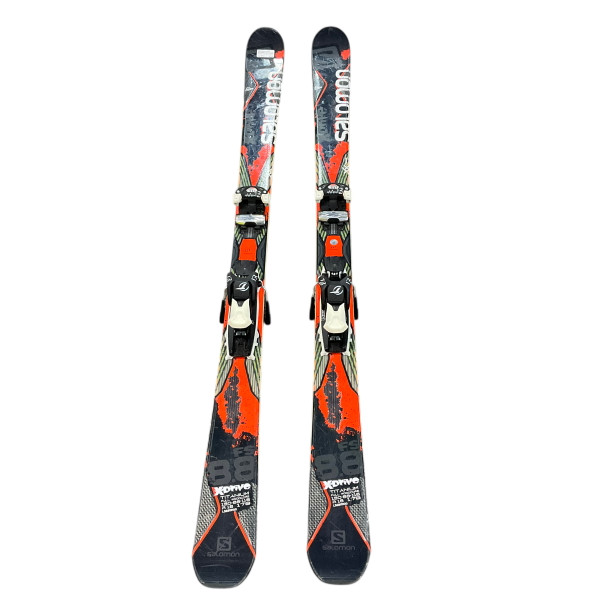 Used Atomic SL R AEROSPEED 140 cm Men's Downhill Ski Combo Men's