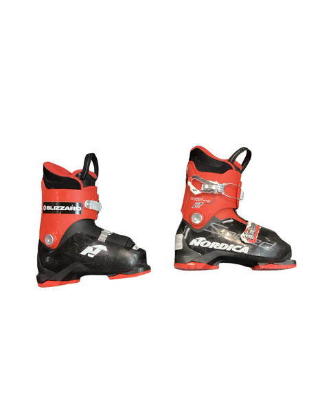 Used Roces IDEA UP 6 IN 1 190-220MP Boys DH Ski Boot Royal Blue