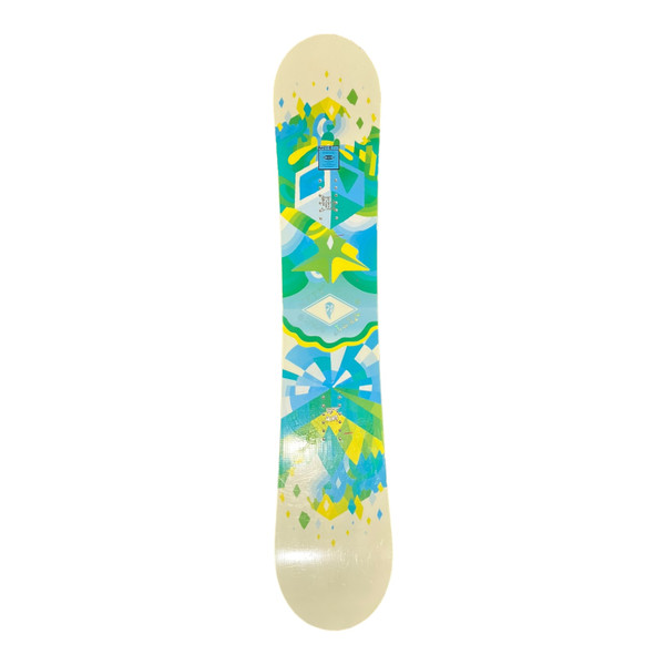 Used Burton FEATHER Womens Snowboard Only White 149 cm