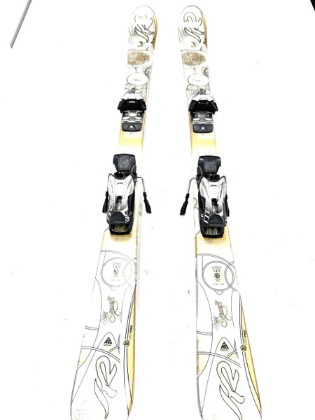 Used K2 SUPERMODEL SERIES SUPERSTITIOUS Womens DH Ski/Binding None
