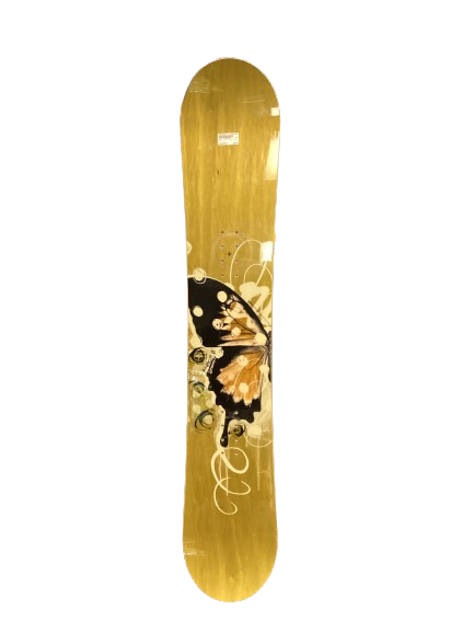 Used Burton DEJA VU Womens Snowboard Only Black 141 cm
