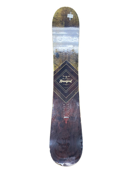 Used Morrow RADIUM WIDE Mens Snowboard Only Black 154 cm