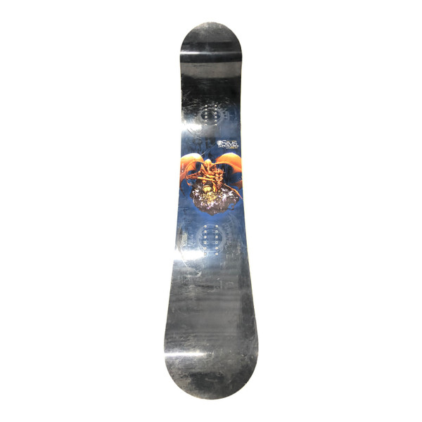 Used Burton CRUZER Mens Snowboard Only Black And Green 135 cm