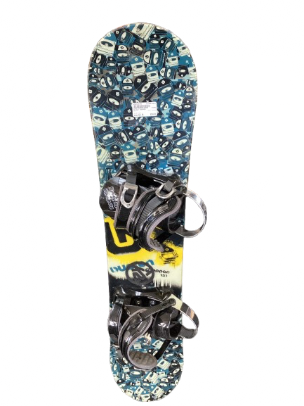 Used Burton CHOPPER 120 FSJR BINDINGS Boys Board/Binding Teal 120 cm