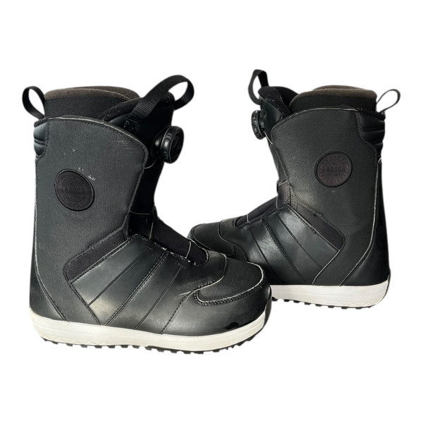 Used Salomon LAUNCH BOA JR Boys Snowboard Boots Black Junior 05