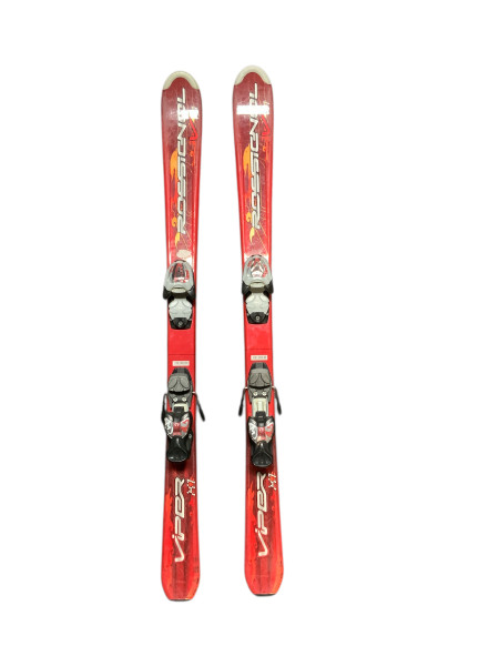 Used Rossignol RADICAL SX 130 cm Boys' Downhill Ski Combo Boys