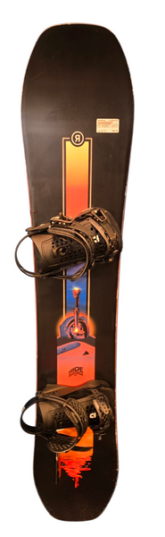 Used Burton CUSTOM FLYING V 154 cm Men's Snowboard Combo Men's