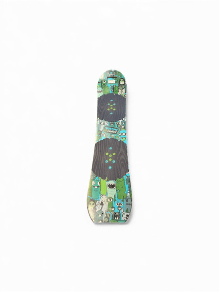 Used Burton LTR100 Boys Snowboard Only Optic Yellow 100 cm