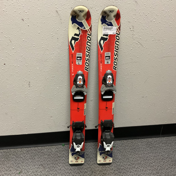 Used Head SUPER SHAPE TEAM 107 cm Boys' Downhill Ski Combo Boys