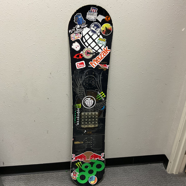 Used Burton CHOPPER Boys Snowboard Only Navy Blue 110 cm