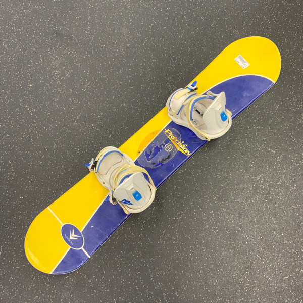 Used Burton LTR Boys Snowboard Only Yellow 100 cm