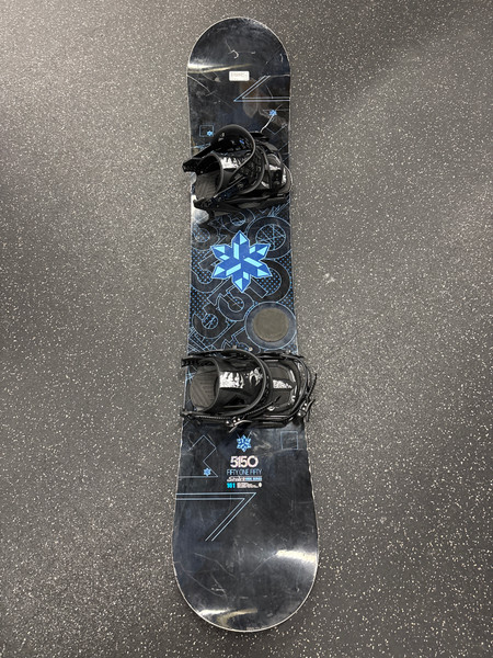 Used Burton PROCESS 152 FLYING V W CARTEL LG BINDING Mens Board