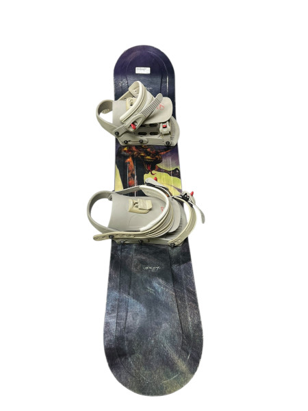 Used Burton CHOPPER 115CM Boys Board/Binding Black And Yellow 115 cm