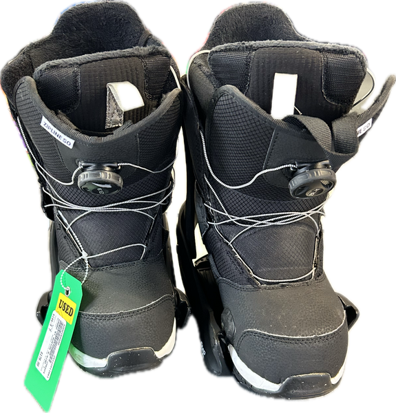 Used Burton TOURIST Mens Snowboard Boots Black Senior 8.5