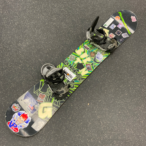 Used Burton DEUCE Mens Board/Bindings Maroon 162 cm