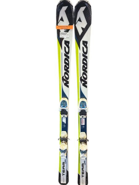 Used Elan WAVE FLEX 76 Mens DH Ski/Binding Black And Neon Green 168 cm