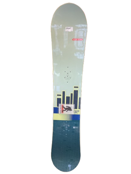 Used Burton CRUZER Mens Snowboard Only Black And Green 135 cm