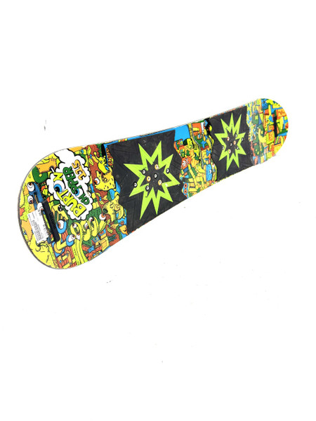 Used Burton LTR100 Boys Snowboard Only Optic Yellow 100 cm