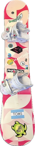 Used Burton TROOP 155CM Womens Board/Bindings Brown 155 cm