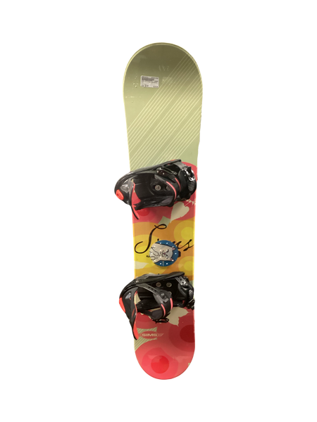 Used Burton CHICKLET Girls Board/Binding Brown 130 cm