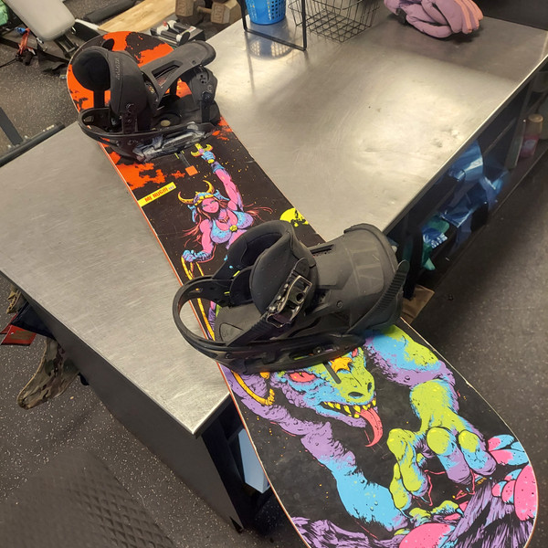 Used K2 BRIGADE Mens Board/Bindings Black 155 cm