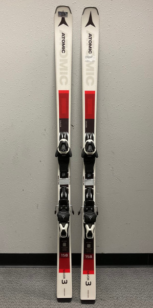Used Atomic REDSTER S9 145CM Mens DH Ski/Binding Red 145 cm