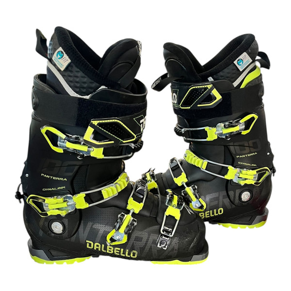 Used Dalbello 100 PANTERRA Mens DH Ski Boot Black 265 MP - M08.5