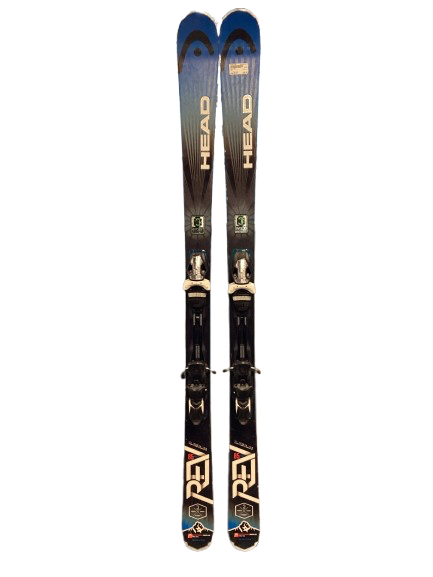 Used Head RAW INSTINCT TI PRO Mens DH Ski/Binding Green 170 cm