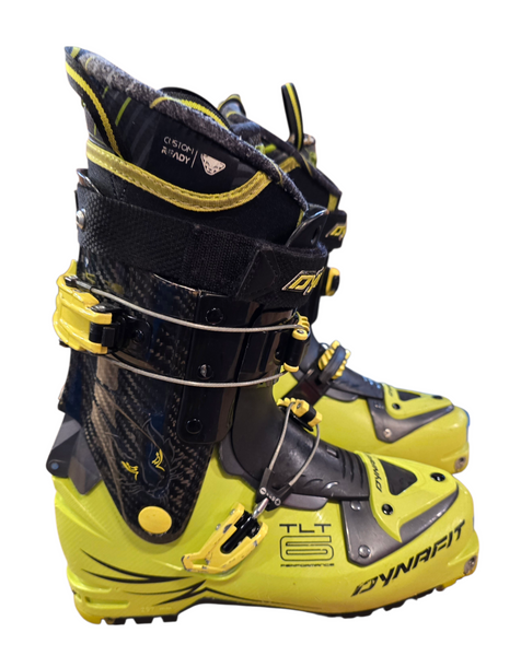Used Dalbello KRYPTON 130 Mens DH Ski Boot Black And Neon Green
