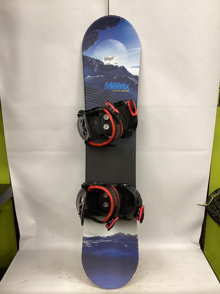 Used Burton CHOPPER 120CM Boys Board/Binding Red And Navy Blue 120 cm