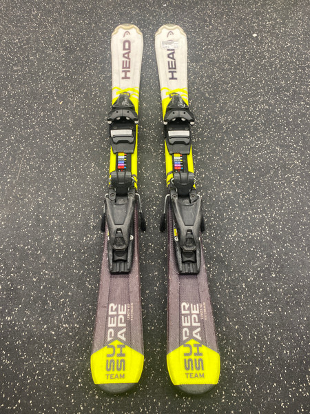 Used Volkl RTM TIP ROCKER 120CM Boys DH Ski/Binding White/Black