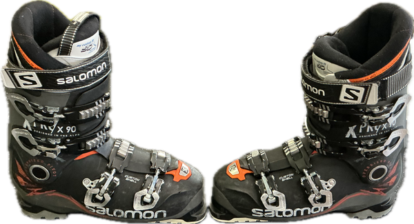 Used Atomic REDSTER STI 90 LC Mens DH Ski Boot Red 260 MP - M08 - W09