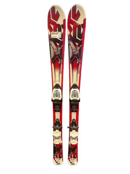 Used K2 MAMMOTH MTN Boys DH Ski/Binding Red 88 cm