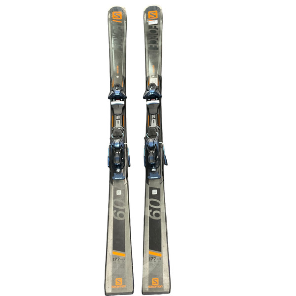 Used Salomon ENDURO LX 750 Mens DH Ski/Binding White 168 cm