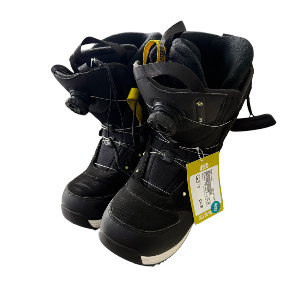 Used Burton STARSTRUCK BOA Womens Snowboard Boots Black Senior 7