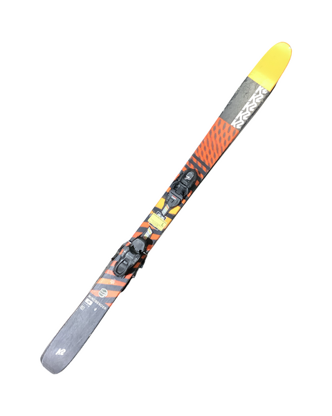 Used Atomic ETL 125 BEND-X Boys DH Ski/Binding White 125 cm