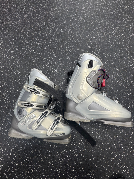 Used Salomon ENERGYZER 75 BOOTS Womens DH Ski Boot White 230 MP